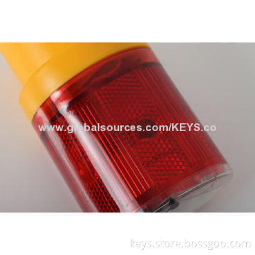 LED solar warning light, signal beacon for tower crane, the airport, road construction